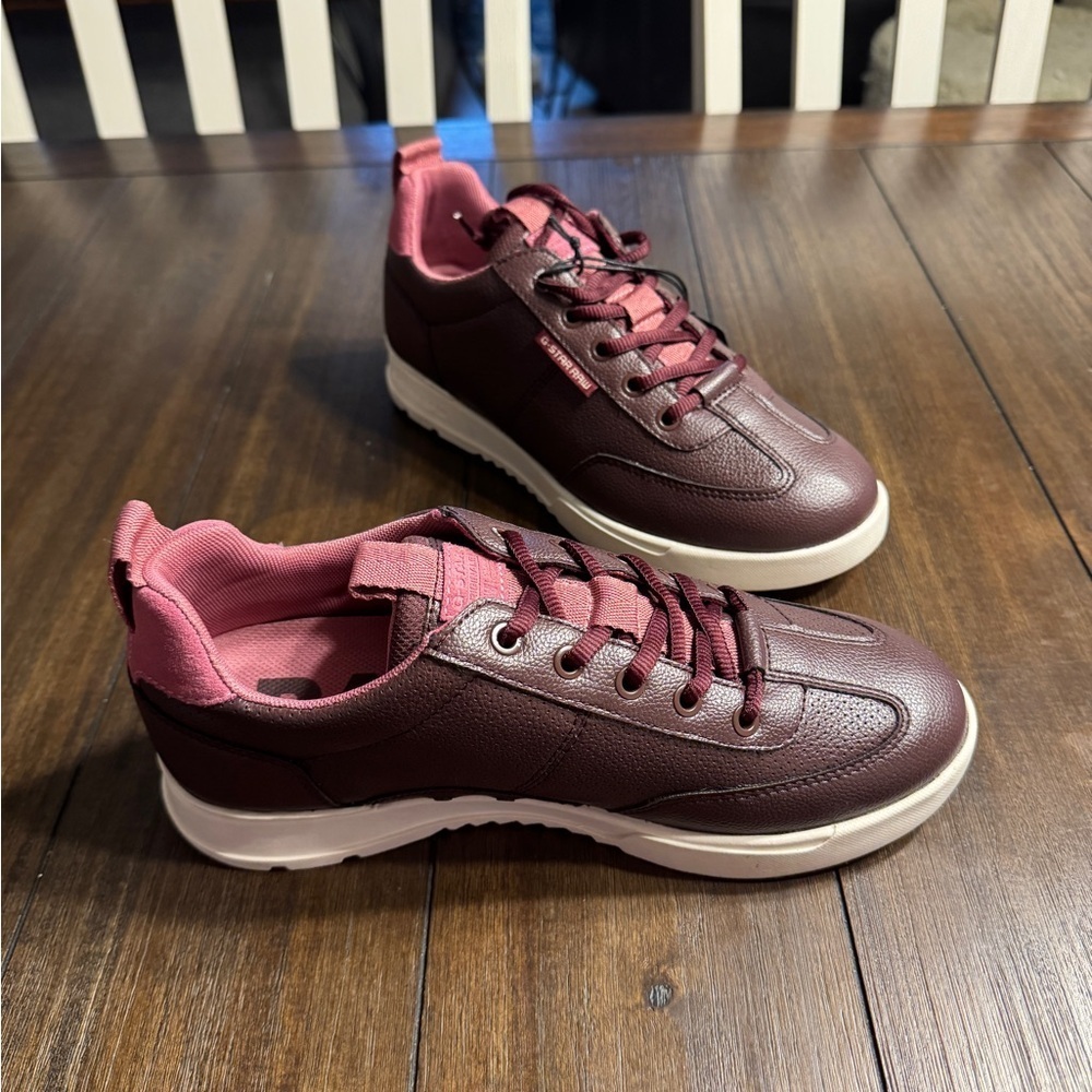 G-Star RAW Boxxa Low Sneakers EU 40 US 9 DK Bordeaux NWT w/ Box